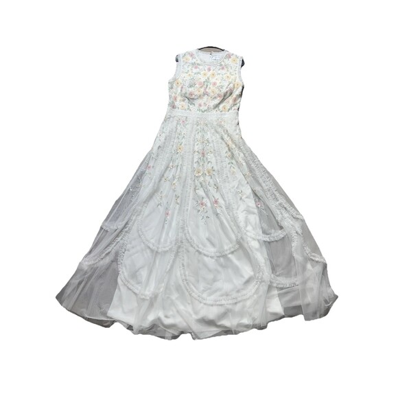 Mac Duggal Dresses & Skirts - NWT Mac Duggal 9137 Ivory Floral Embellished High Neck Sz 8